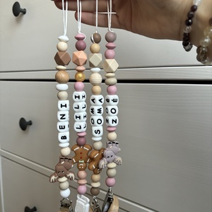 Karácsonyi, mikulás cumilánc, rágcsalánc � Babalátogató ajándék � Babaváró ajándék, Játék & Sport, 3 éves kor alattiaknak, Cumilánc, Gyöngyfűzés, gyöngyhímzés, MESKA