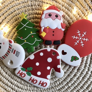 Karácsonyi, mikulás rágóka � Babalátogató ajándék � Babaváró ajándék, Játék & Sport, 3 éves kor alattiaknak, Cumilánc, Gyöngyfűzés, gyöngyhímzés, MESKA