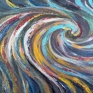Örvény - Akril festmény - Meska.hu