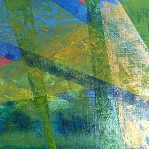 Újév - Absztrakt festmény - Meska.hu