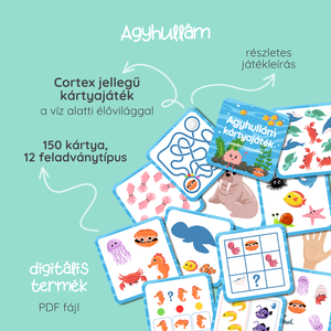 Agyhullám kártyajáték, Játék & Sport, Készségfejlesztő és Logikai játék, Logikai játékok, Fotó, grafika, rajz, illusztráció, MESKA
