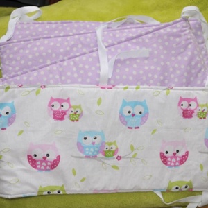 Baglyos hosszú rácsvédő kiságyba -  - Meska.hu