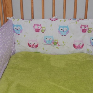 Baglyos hosszú rácsvédő kiságyba -  - Meska.hu