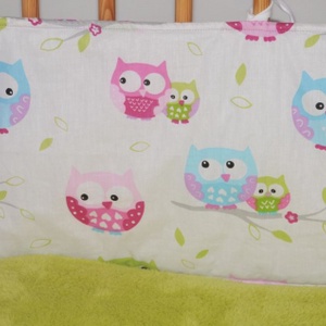 Baglyos hosszú rácsvédő kiságyba -  - Meska.hu