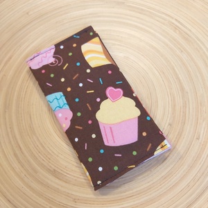 Muffin mintás papírzsebkendő tartó, Táska & Tok, Pénztárca & Más tok, Zsebkendőtartó tok, Varrás, MESKA