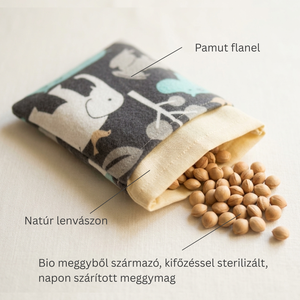 Meggymag párna - szépségápolás - egészségmegőrzési kellékek - meggymagpárna - Meska.hu