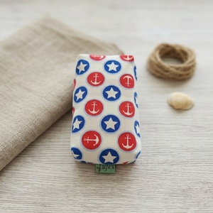 Tengerész mintás papírzsebkendő tartó - táska & tok - pénztárca & más tok - zsebkendőtartó tok - Meska.hu