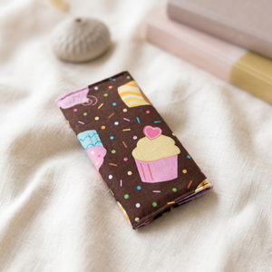 Muffin mintás papírzsebkendő tartó, Táska & Tok, Pénztárca & Más tok, Zsebkendőtartó tok, Varrás, MESKA