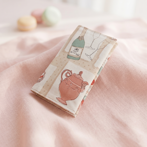 Textil papírzsebkendő tartó sütemény mintával, Táska & Tok, Pénztárca & Más tok, Zsebkendőtartó tok, Varrás, MESKA