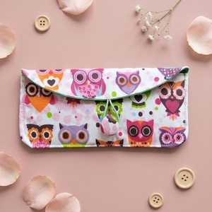 3 db Baglyos textil tisztasági betét tartó tok vendeg459526-részére - Meska.hu