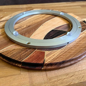 Fa forgóasztal (345mm) - Lazy Susan turntable  Luigiwood - otthon & életmód - konyhafelszerelés, tálalás - sütés, főzés - edényalátét - Meska.hu