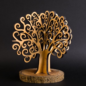 Egyedi gravírozható fa ékszertartó állvány ( diófa, nyírfa, fűzfa ) - Luigiwood - ékszer - ékszertartó - ékszertartó állvány - Meska.hu