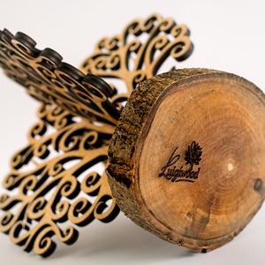Egyedi gravírozható fa ékszertartó állvány ( diófa, nyírfa, fűzfa ) - Luigiwood - ékszer - ékszertartó - ékszertartó állvány - Meska.hu