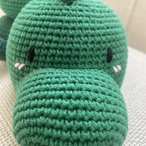 Horgolt T-Rex dinó � játékos fejlesztés, kézzel készítve - baba - mama - baba játékok - waldorf játékok - Meska.hu