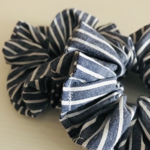 Színes csíkos scrunchie - hajgumi szett, Ruha & Divat, Hajdísz & Hajcsat, Hajgumi, Varrás, MESKA