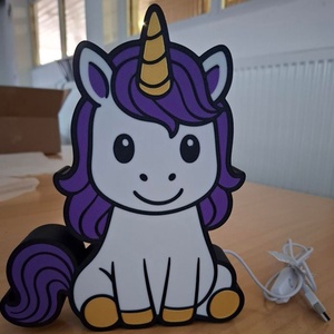 Unikornis éjjeli lámpa - otthon & életmód - lámpa - hangulatlámpa - Meska.hu