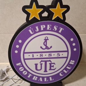 Újpest FC világító dísz, Otthon & Életmód, Lámpa, Hangulatlámpa, Mindenmás, MESKA