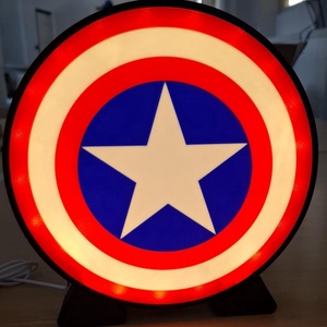 Amerika Kapitány világító LED lámpa - Meska.hu
