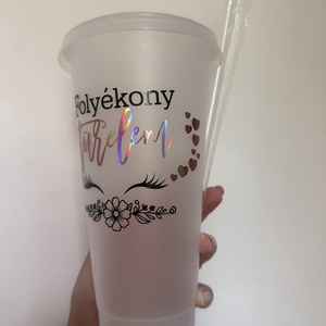 Muanyag szivoszalas pohár  - otthon & életmód - konyhafelszerelés, tálalás - tálalás - pohár - Meska.hu