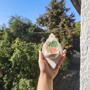 Virágos kézműves fali gyertyatartó  - otthon & életmód - gyertya, illat, aroma - gyertyatartó - Meska.hu