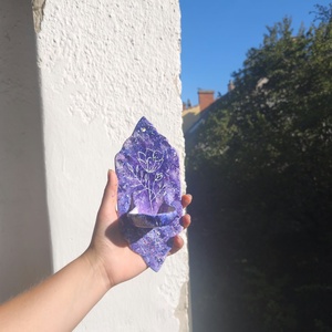 Univerzumos virágos fali gyertyatartó  - otthon & életmód - gyertya, illat, aroma - gyertyatartó - Meska.hu