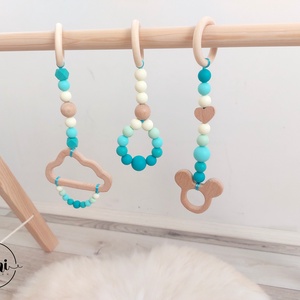 BABYGYM - Babatornáztató - Türkizkék - játék & sport - mozgásfejlesztő játékok - Meska.hu