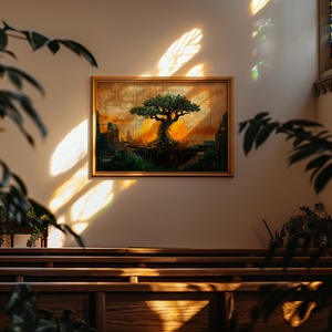 A Föld utolsó fája, DIGITÁLIS festmény, nyomtatható - művészet - grafika & illusztráció - digitális - Meska.hu