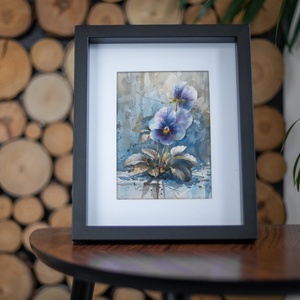 Ibolya - digitális festményről készült nyomat - művészet - grafika & illusztráció - művészi nyomat - Meska.hu