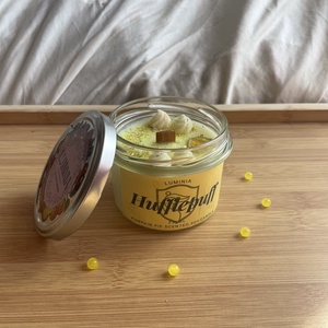 Hufflepuff - karácsony - karácsonyi lakásdekoráció - karácsonyi illatgyertya, mécses - Meska.hu