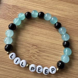 Lil Peep karkötő - ékszer - karkötő - gyöngyös karkötő - Meska.hu