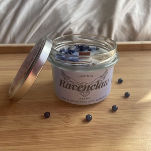 Ravenclaw gyertya, Karácsony, Karácsonyi lakásdekoráció, Karácsonyi illatgyertya, mécses, , MESKA