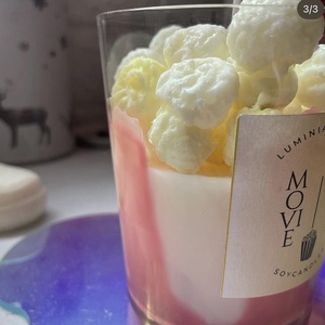 Movie night gyertya  - otthon & életmód - gyertya, illat, aroma - aromalámpa - Meska.hu