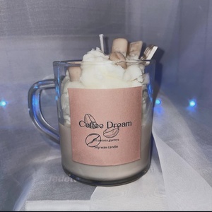 Kávés gyertya  - otthon & életmód - gyertya, illat, aroma - mécses és mécsestartó - Meska.hu