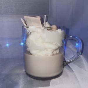 Kávés gyertya  - otthon & életmód - gyertya, illat, aroma - mécses és mécsestartó - Meska.hu