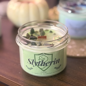 Slytherin gyertya - otthon & életmód - gyertya, illat, aroma - gyertya - Meska.hu