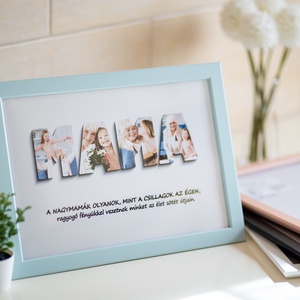 MAMA feliratú fotókollázs, általad küldött fényképekből - esküvő - emlék & ajándék - szülőköszöntő ajándék - Meska.hu