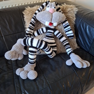 Flegma nyúl - játék & sport - plüssállat & játékfigura - nyuszi - Meska.hu