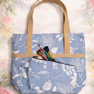 Vászontáska neszeszerrel , Táska & Tok, Kézitáska & válltáska, Tarisznya, Varrás, MESKA