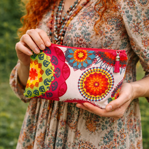 Mandalás vászontáska és neszeszer - táska & tok - bevásárlás & shopper táska - kenyeres zsák - Meska.hu