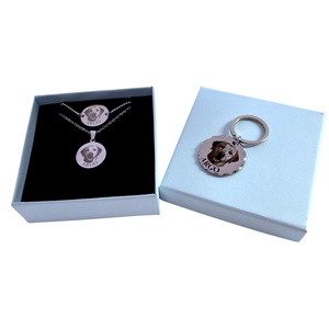 Kutyás ajándékcsomag  Saját képes gravírozott Luna by You kollekció (karkötő + nyaklánc + kulcstartó) - ékszer - ékszerszett - Meska.hu