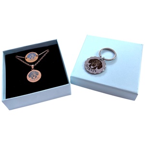 Kutyás ajándékcsomag  Saját képes gravírozott Luna by You kollekció (karkötő + nyaklánc + kulcstartó) - ékszer - ékszerszett - Meska.hu