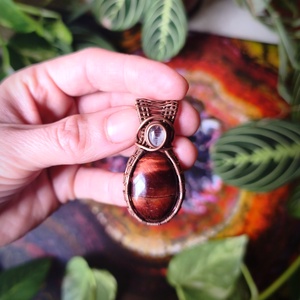 Macskaszem medál, Ékszer, Nyaklánc, Medálos nyaklánc, Fémmegmunkálás, MESKA