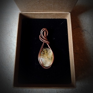 Citrin medál - ékszer - nyaklánc - medálos nyaklánc - Meska.hu