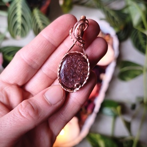 Muszkovit medál - ékszer - nyaklánc - medálos nyaklánc - Meska.hu