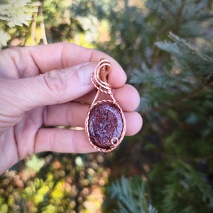 Muszkovit medál - ékszer - nyaklánc - medálos nyaklánc - Meska.hu