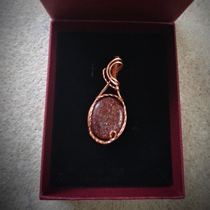 Muszkovit medál - ékszer - nyaklánc - medálos nyaklánc - Meska.hu