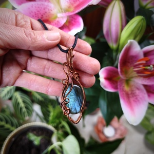 Labradorit medál - Meska.hu