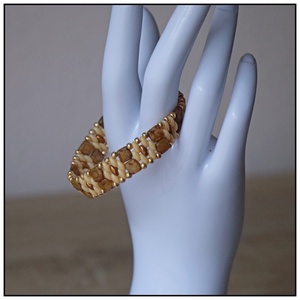 Melange karkötő - ékszer - karkötő - gyöngyös karkötő - Meska.hu