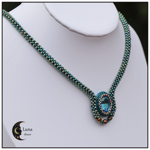 Bellis nyaklánc - ékszer - nyaklánc - gyöngyös nyaklánc - Meska.hu