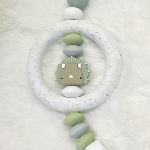 Dínós rágcsalánc - baba - mama - baba játékok - cumilánc - Meska.hu